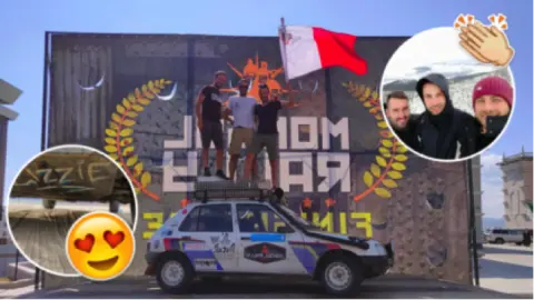 Scrap Car Completes Epic 17,000 Kilometre Cross-Continent Rally