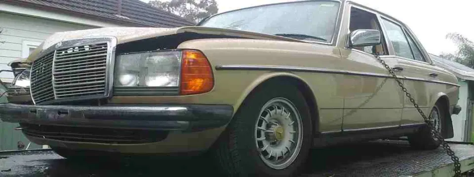 Mercedes Scrap Car